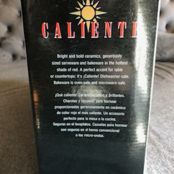 Caliente Ceramic Red Chip & Dip Bowl - Picture 7 of 9